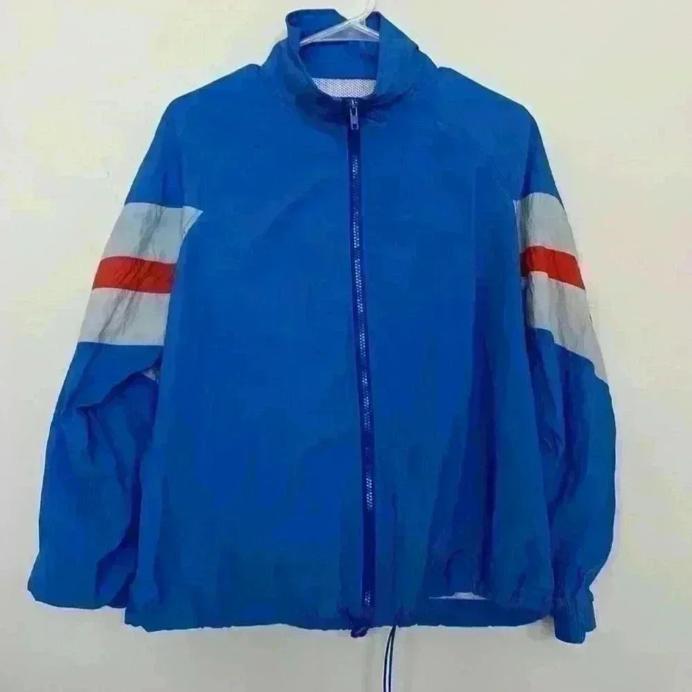 Wild Fable- Wind Breaker Navy Blue Orange Size XS